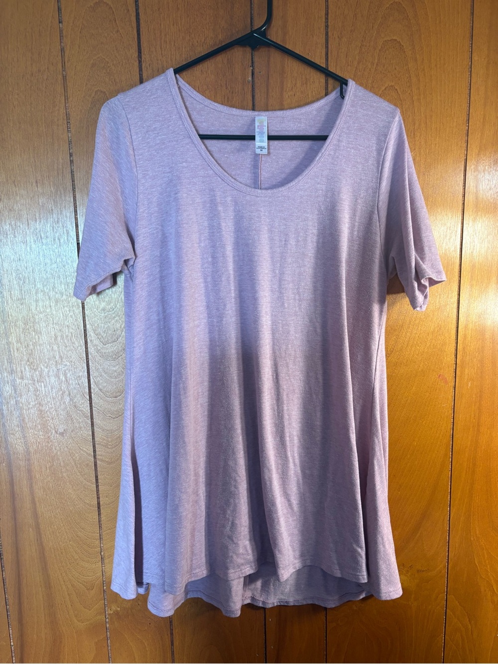 LuLaRoe Short-Sleeve Scoop Neck Tunic - Mauve